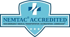 Accredited by NEMTAC — Non Emergency Medical Transportation Accreditation Commission